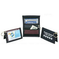 Nylon ID Wallet W/Key Ring & Clear Outside/inside ID Pockets